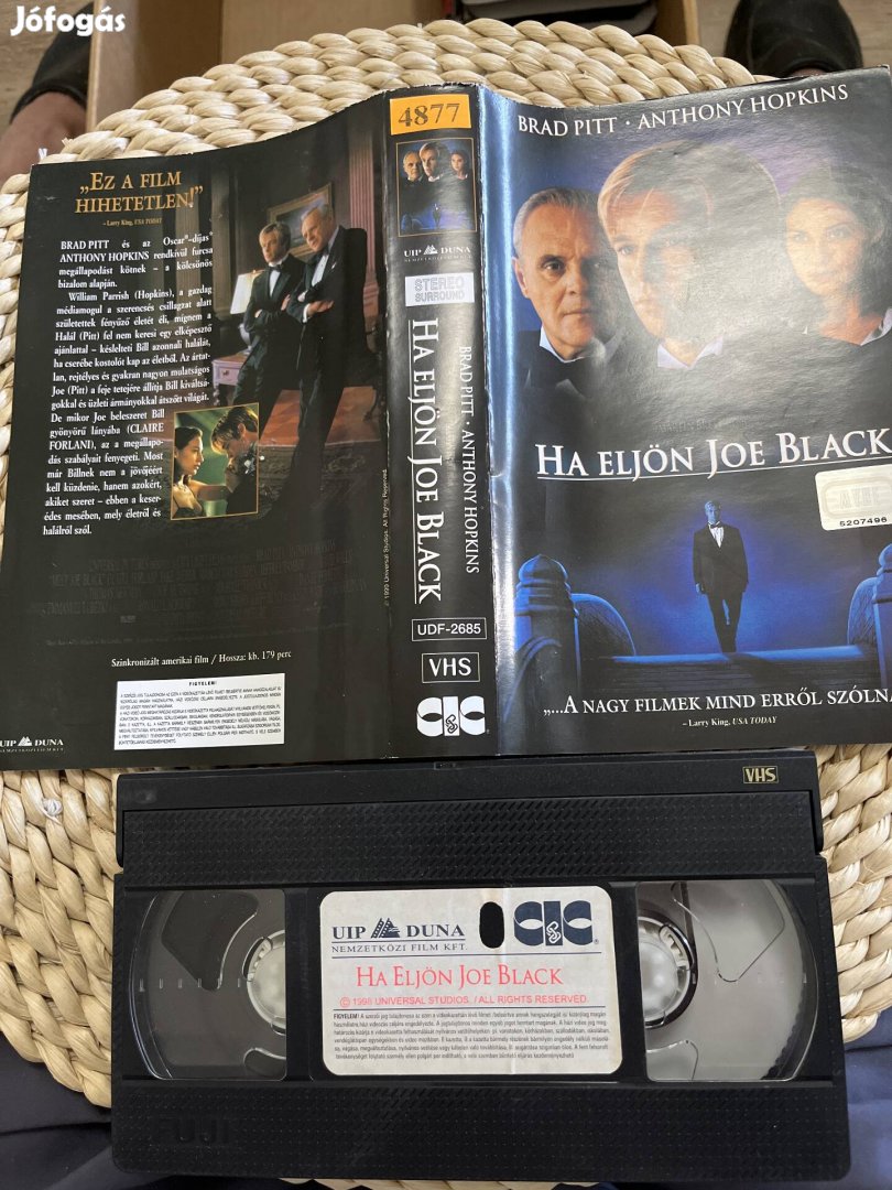 Ha eljön Joe Black vhs