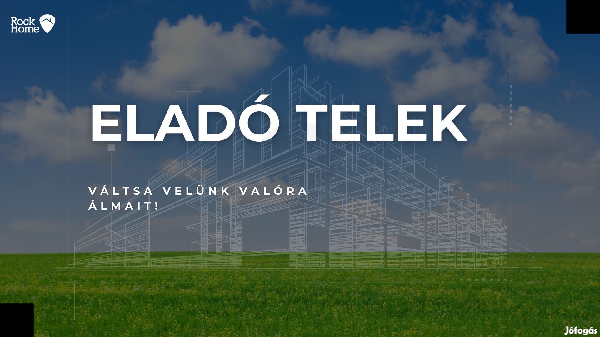 Ha tavasz, akkor építkezés! Építési telek eladó!