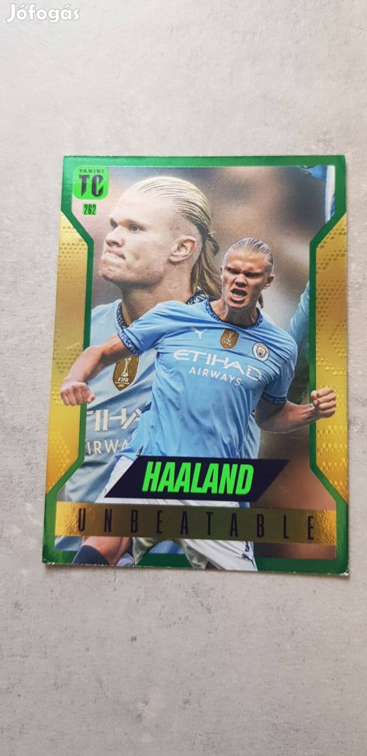 Haaland 2025 top class zöld unbeatable kártya