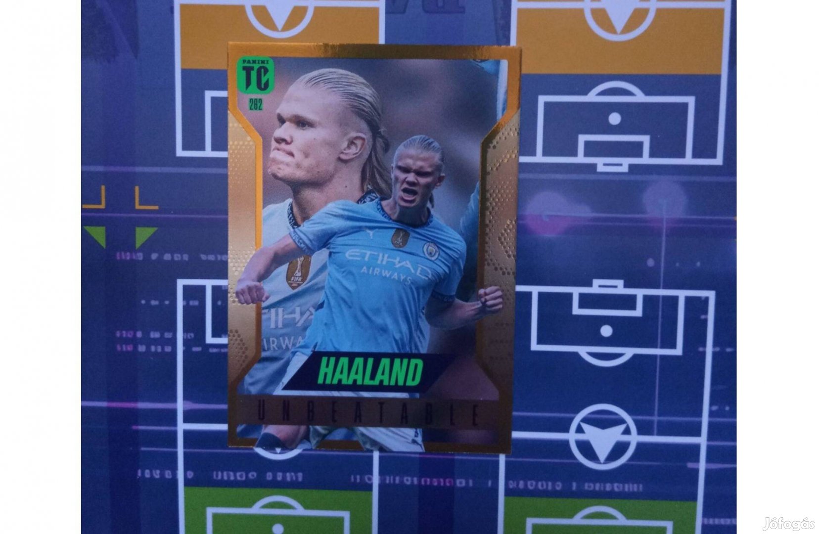 Haaland (Manchester City) Arany Unbeatable Top Class 2024 focis kártya