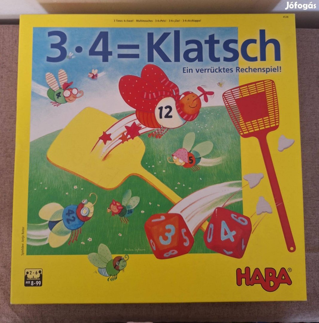 Haba 3x4=Klatsch-3x4= Csapj társasjáték