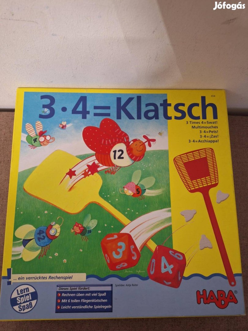 Haba 3x4=Klatsch! társasjáték