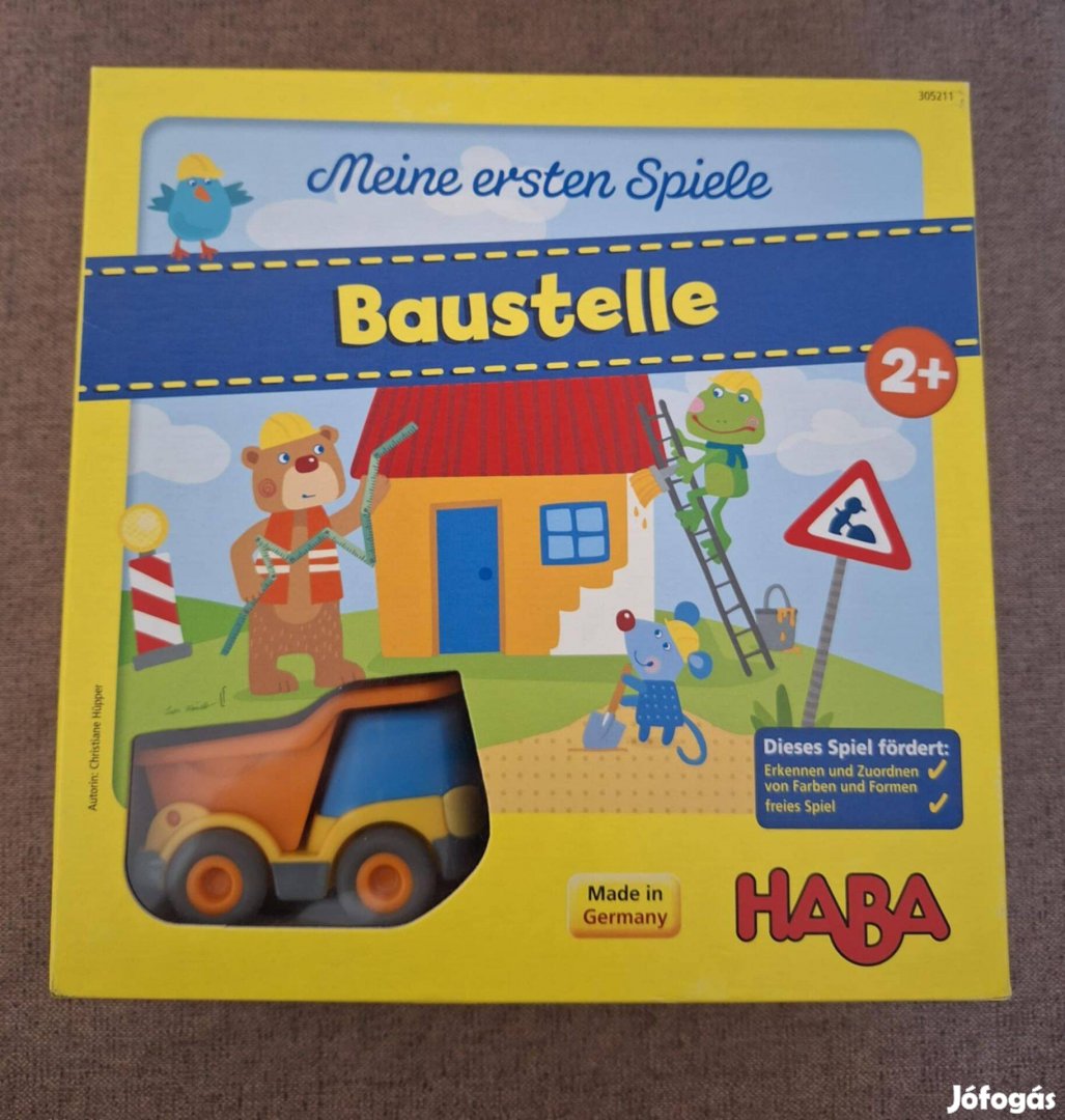 Haba Baustelle-Első társasom,Építkezés, társasjáték