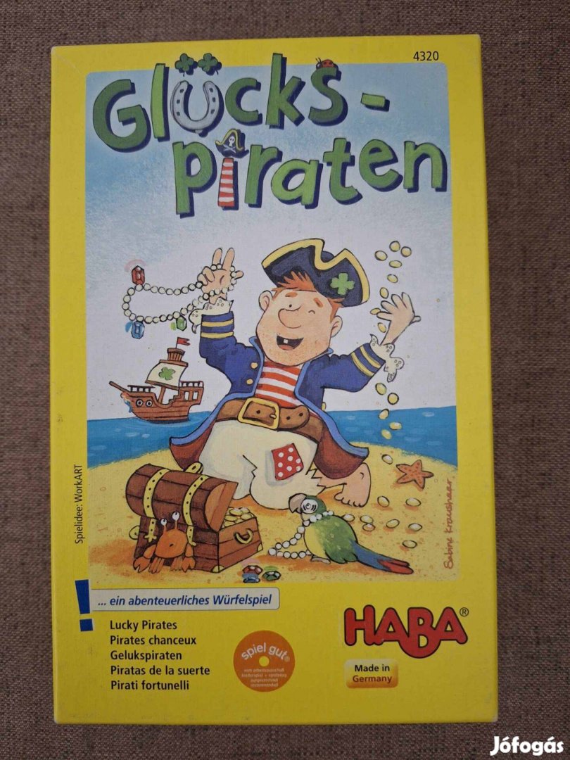 Haba Glücks-Piraten-kalózszerencse társasjáték