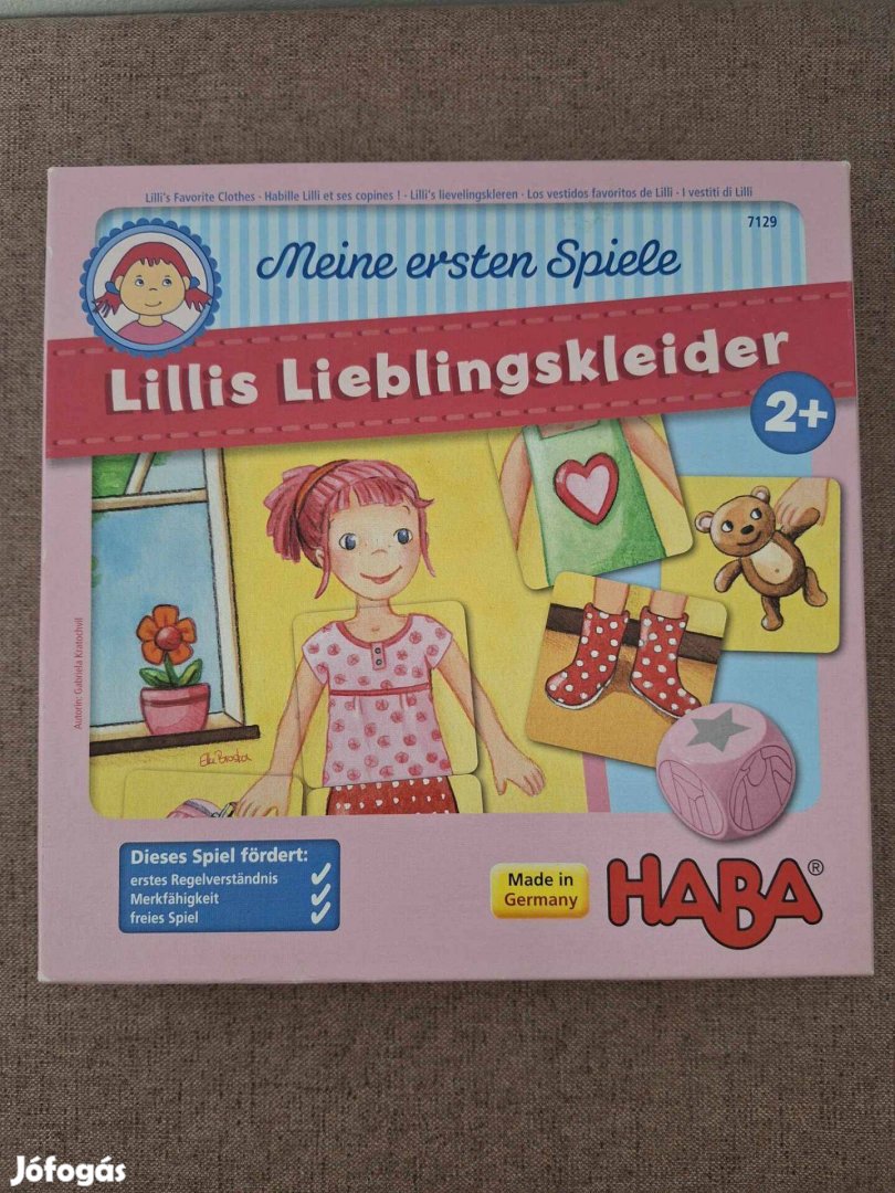 Haba Lillis lieblingskleider-Lilli kedvenc ruhái társasjáték