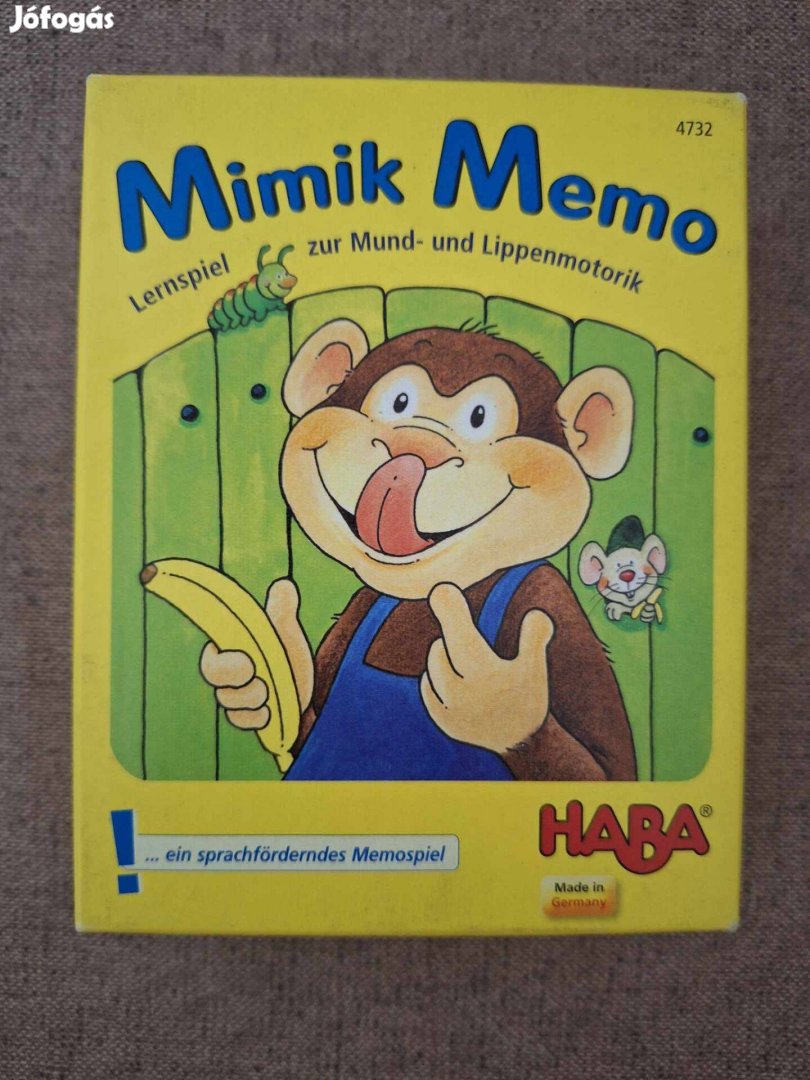 Haba Mimik Memo fejlesztő társasjáték