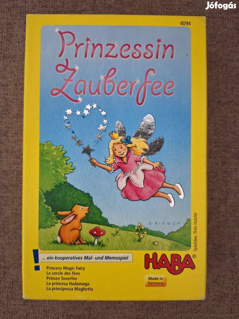 Haba Prinzessin zauberfee-Varázstündér társasjáték