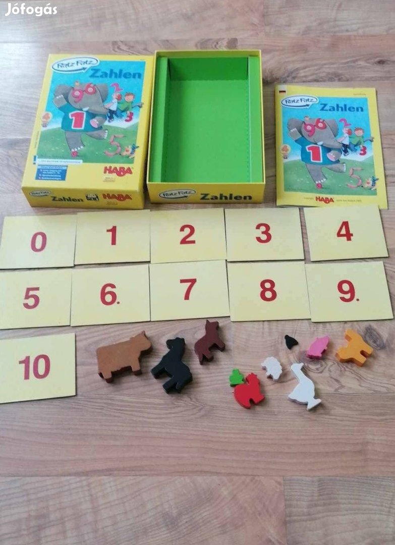 Haba Ratz Fatz Zahlen Számolás társasjáték