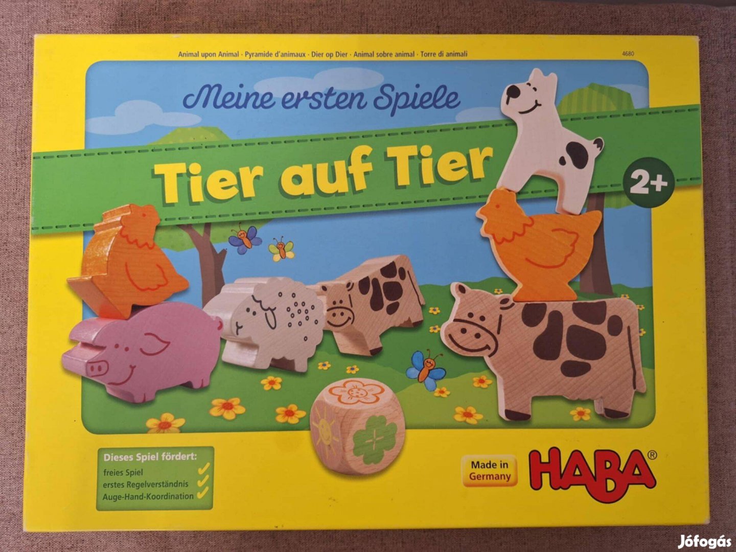 Haba Tier auf tier -Első Állatpiramis játékom