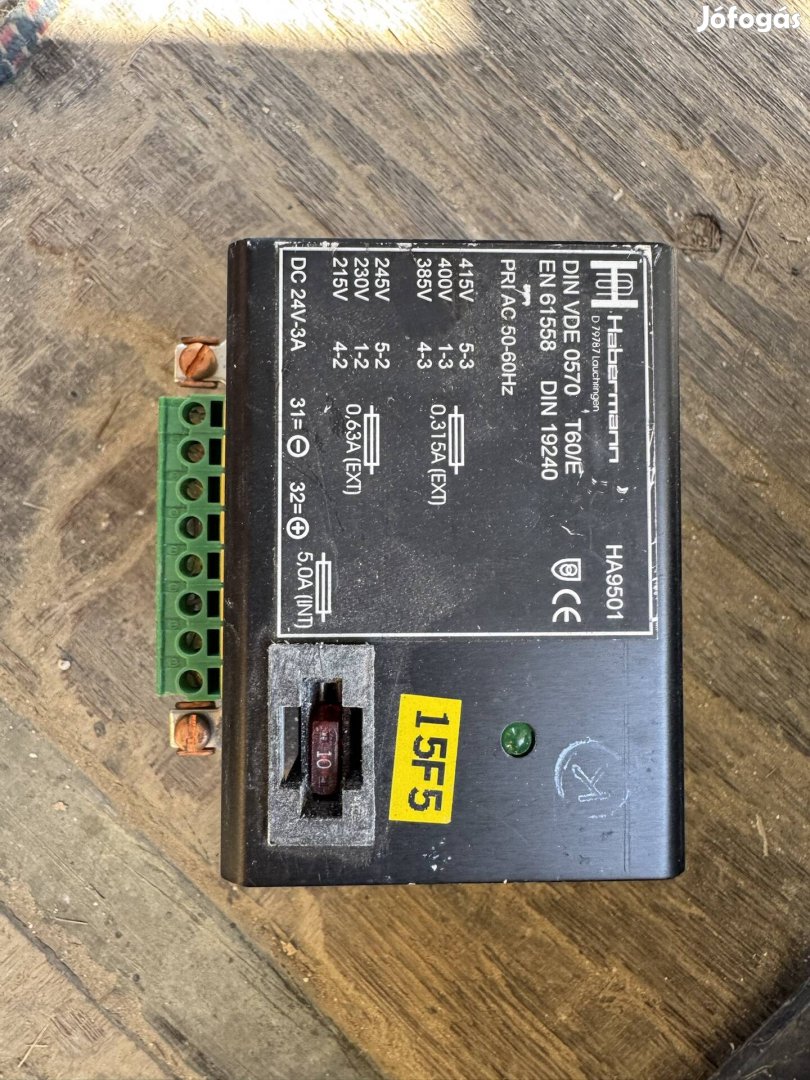 Habermann - Habeha35101 Vezérlőtranszformátor 230V24V DC 3A