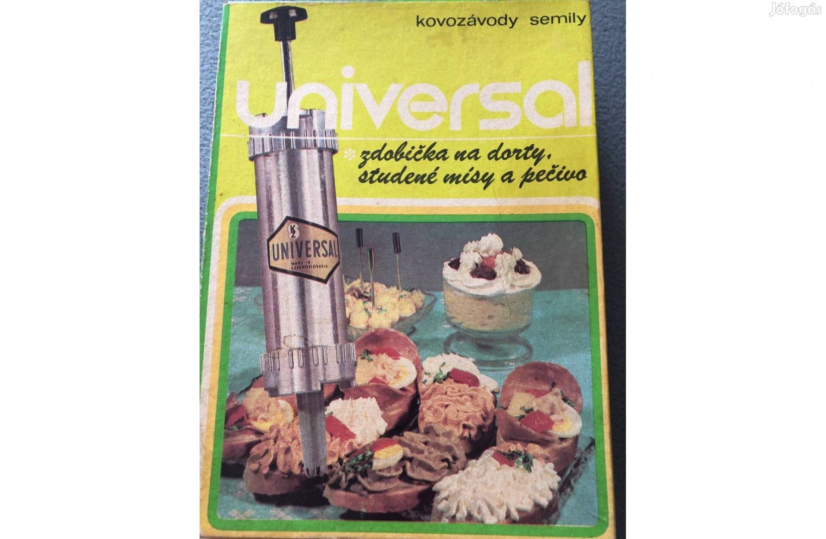 Habnyomócső díszítőfejekkel, tortadíszítő szett