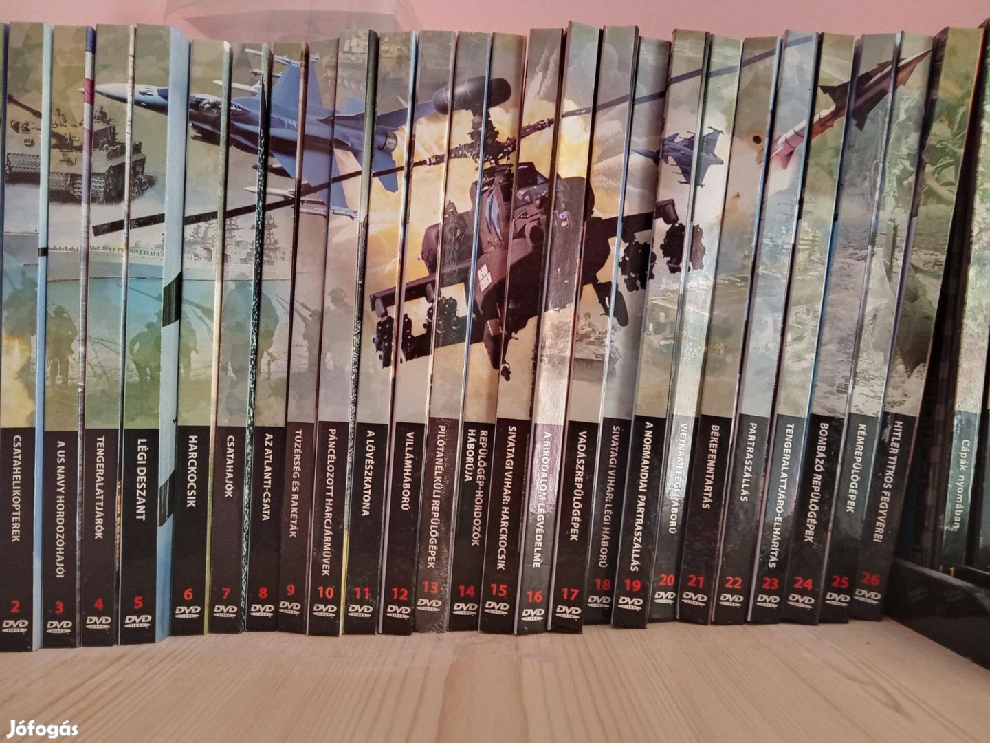 Háborúk és fegyverek DVD sorozat eladó