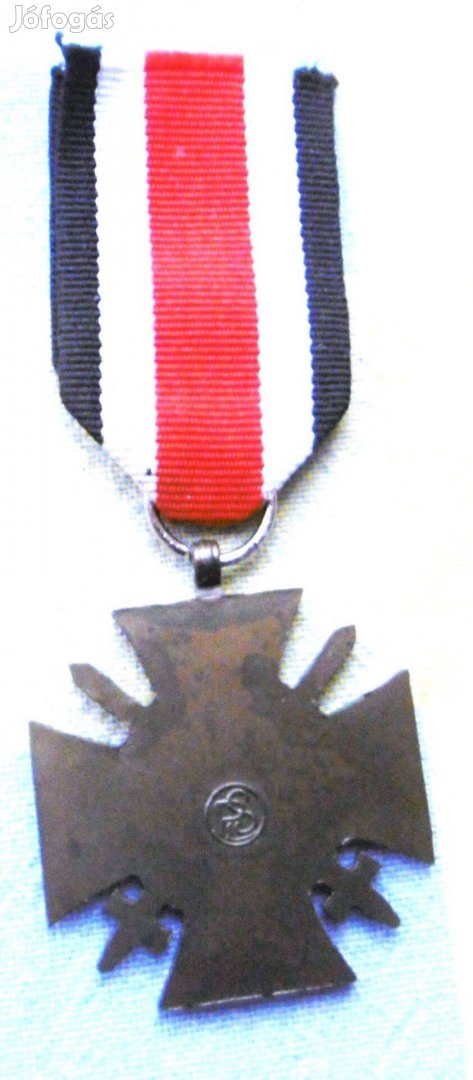 Háborús kitüntetés Német Lovagkereszt T1 hadiszalaggal