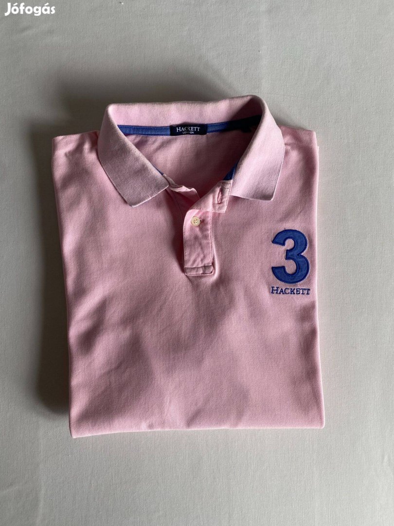 Hackett London férfi galléros póló, XL-XXL-es