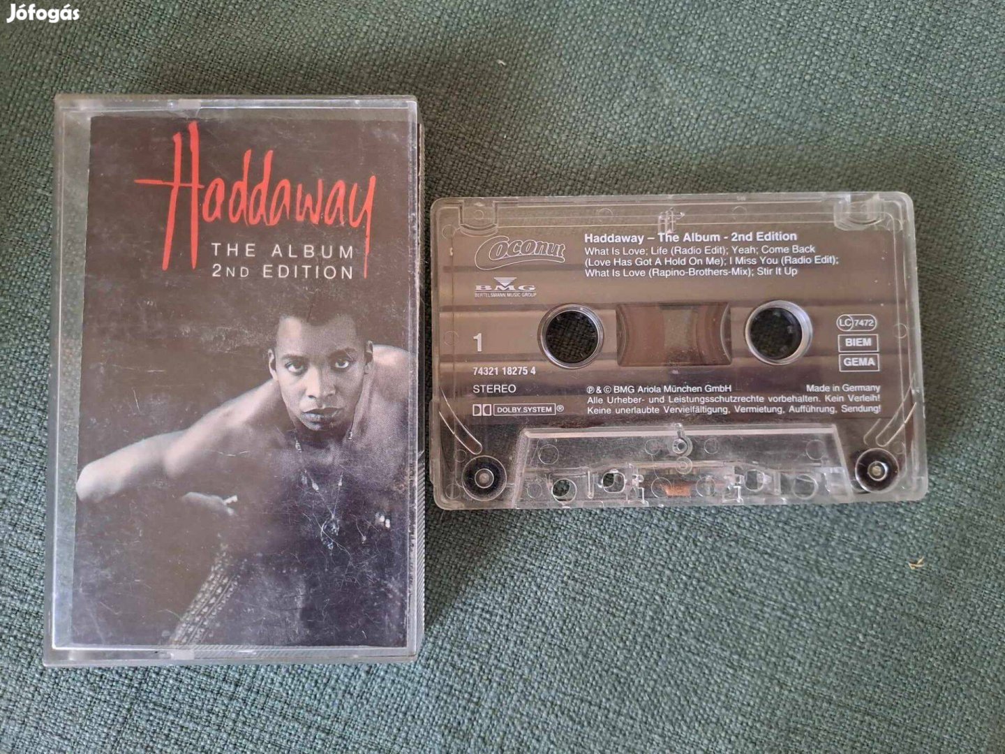 Haddaway The Album 2nd Edition kazetta