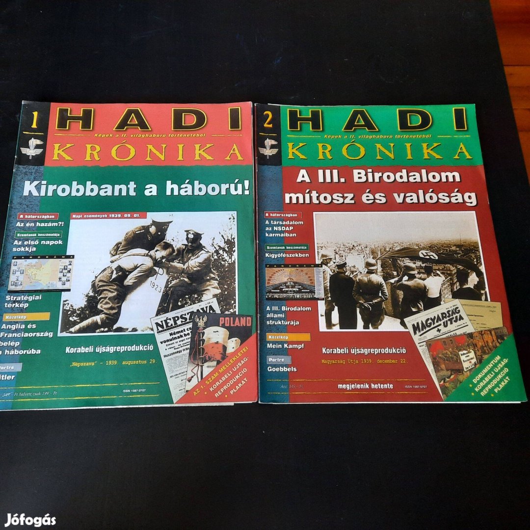 Hadikrónika 1-5. szám