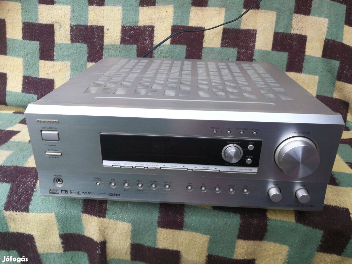 Hagyatékból Onkyo Tx-DS 696 Házi mozi erősítő nem tökéletes