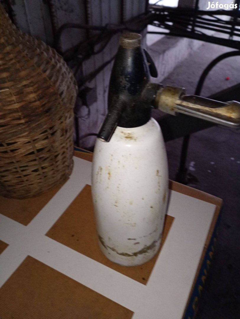 Hagyatékból Szódás üveg szifon 3000ft óbuda