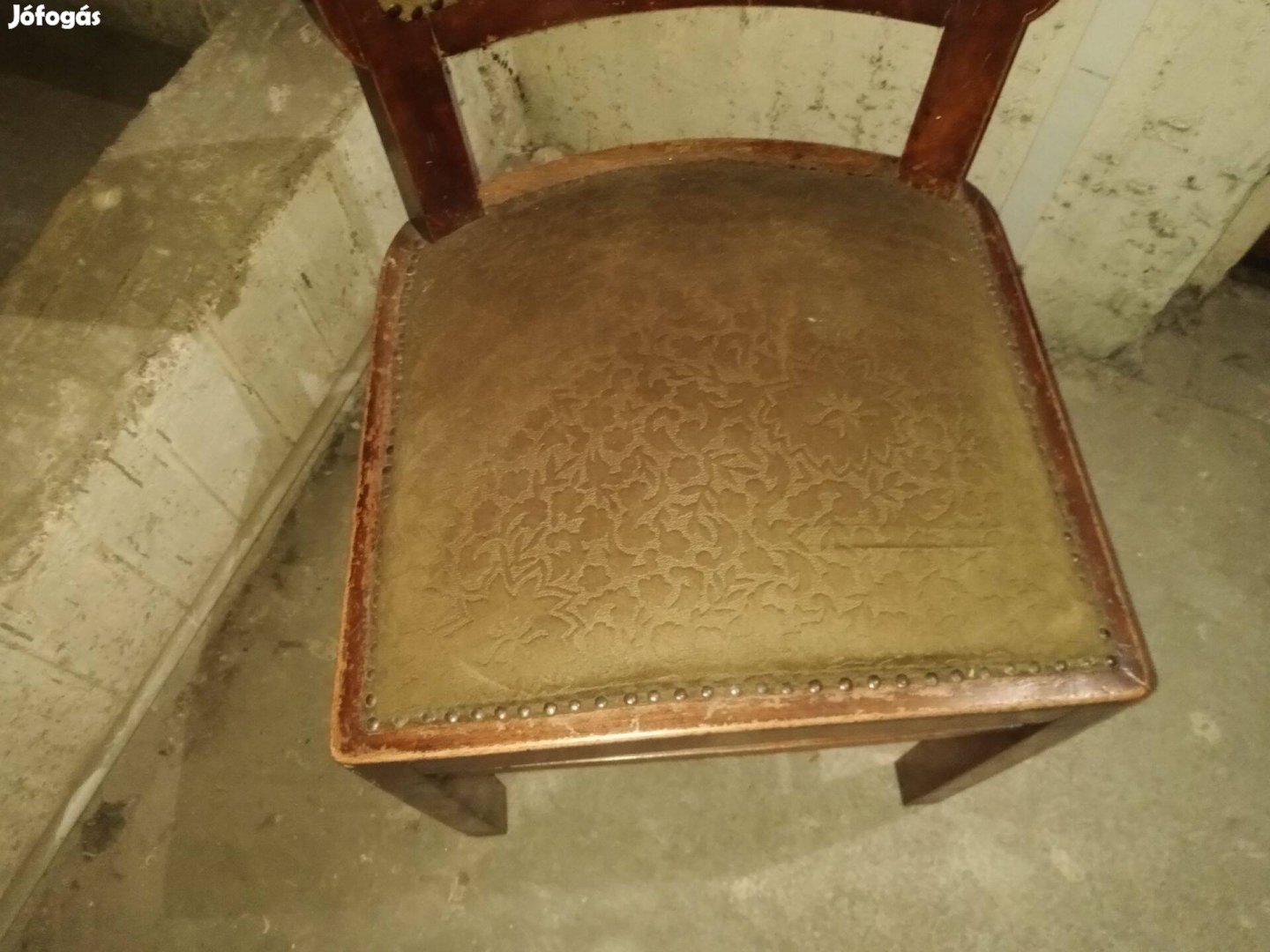 Hagyatékból retró rugos Kárpitos étkező szék art deco 25000ft óbuda