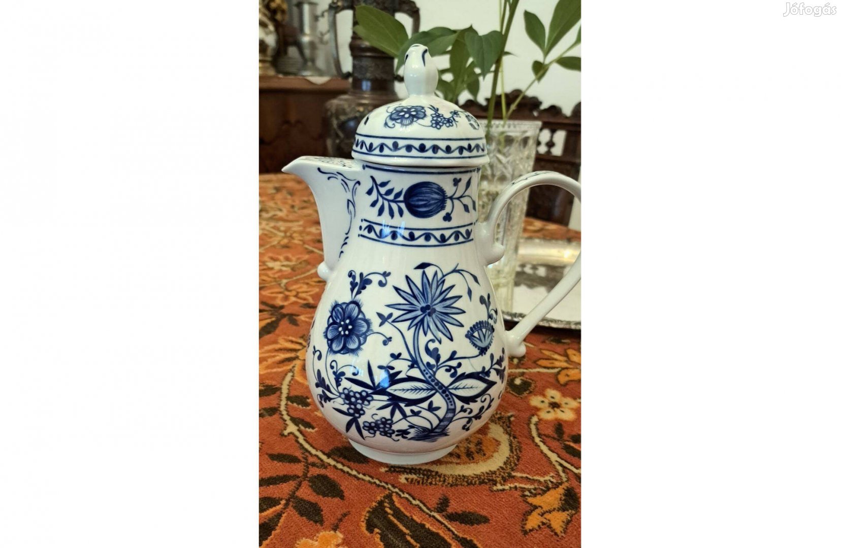 Hagymamintás porcelán kiöntő, újszerű