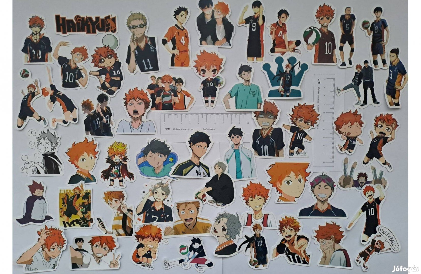 Haikyuu!! anime matrica 50 db 5-7 cm Új