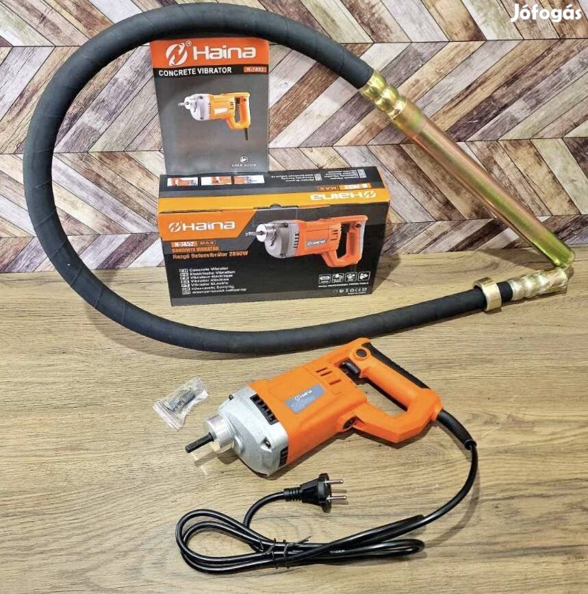 Haina 2850W betonvibrátor 1,8 méter szárral, H-7452