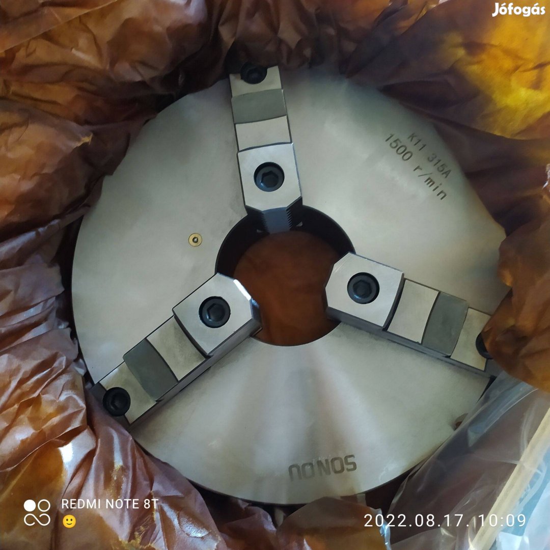Haina HA-5701 esztergatokmány 3 pofás 315 mm K11-315A