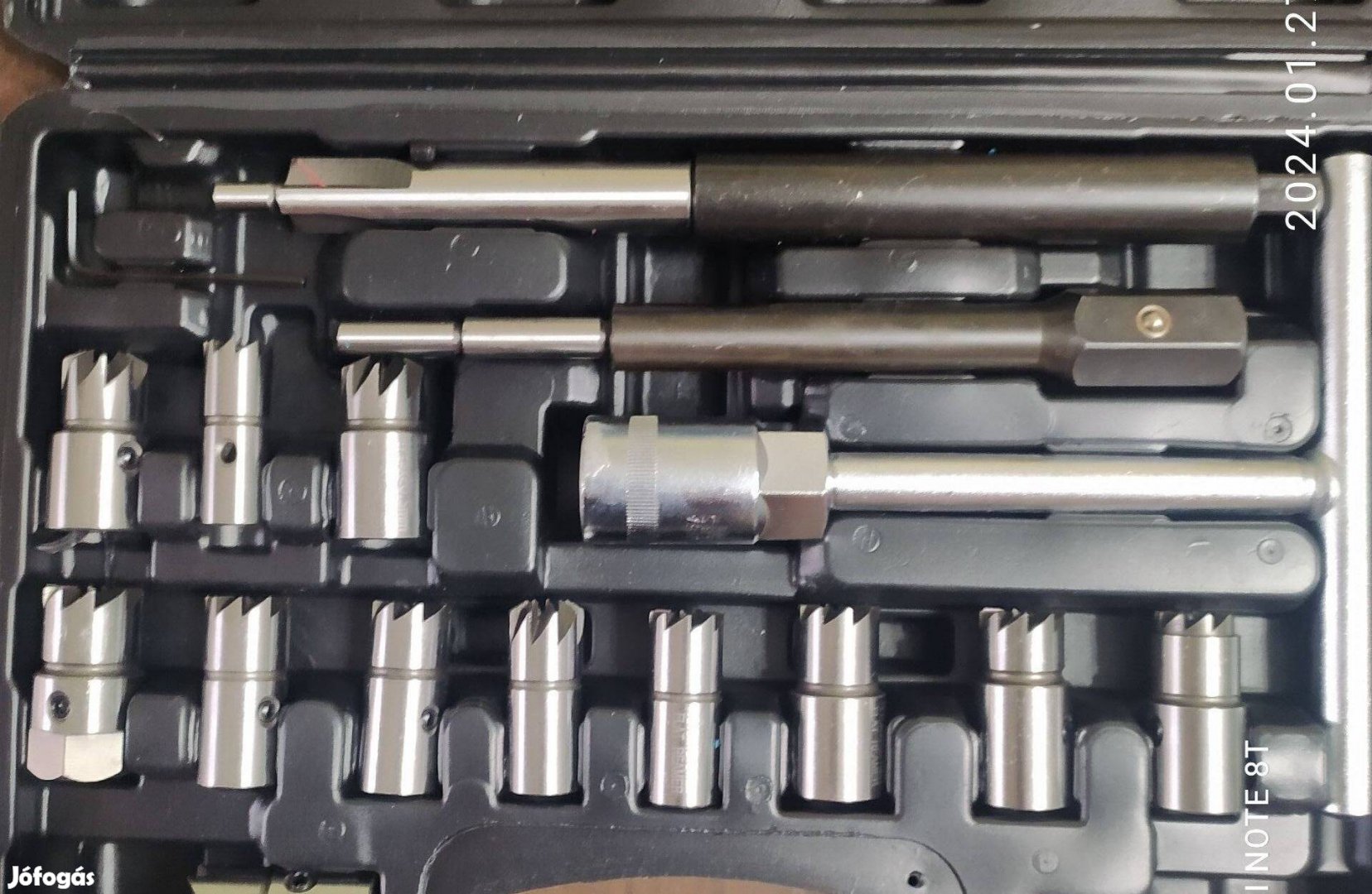 Haina HA-8013 dízel injektor hüvelymaró 17-részes