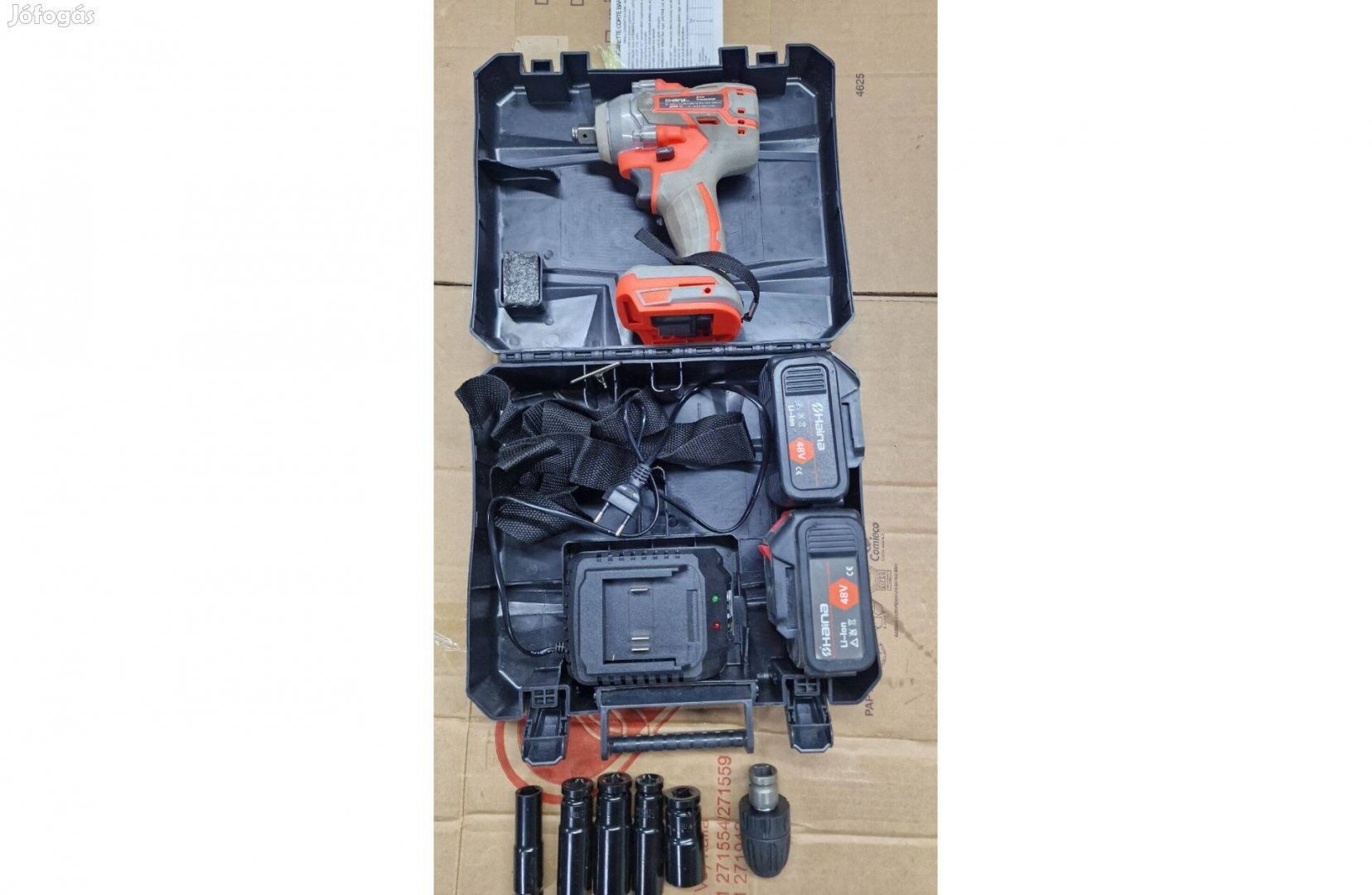 Haina HM-6499 Ütvecsavarozó 2x48V, 680Nm, Fúrótokmánnyal