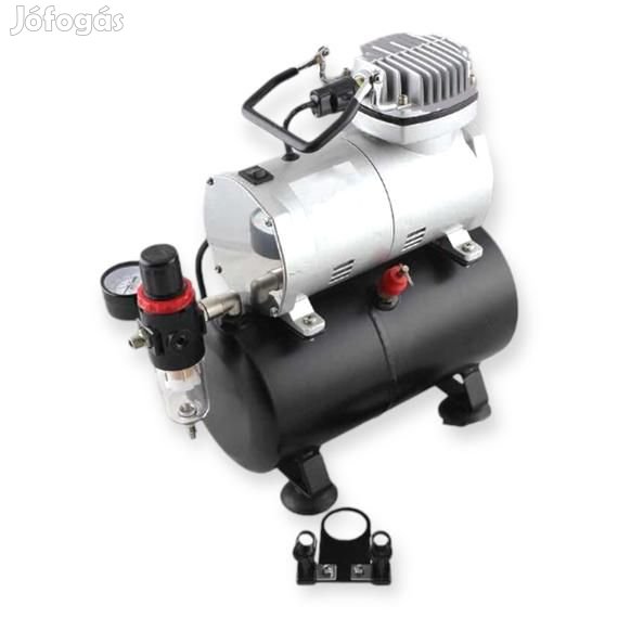 Haina - air brush kompresszor, 150W, 23L/perc, 4 BAR, tartályos, új,