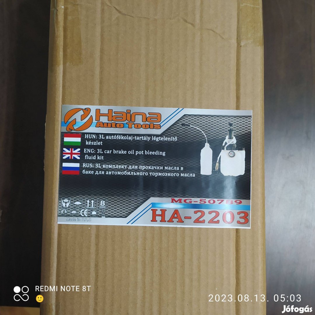 Haina féklégtelenítő fékolaj cserélő készlet 3 liter HA-2203
