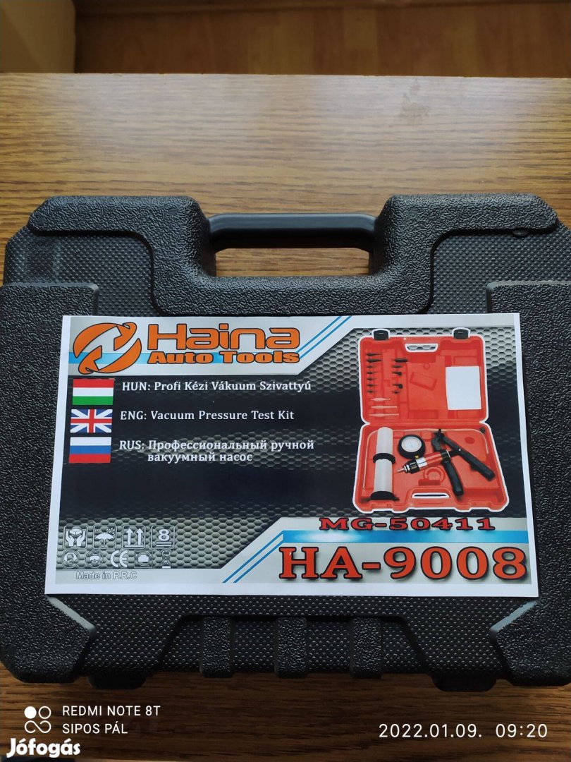 Haina kézi vákuumszivattyú HA-9008
