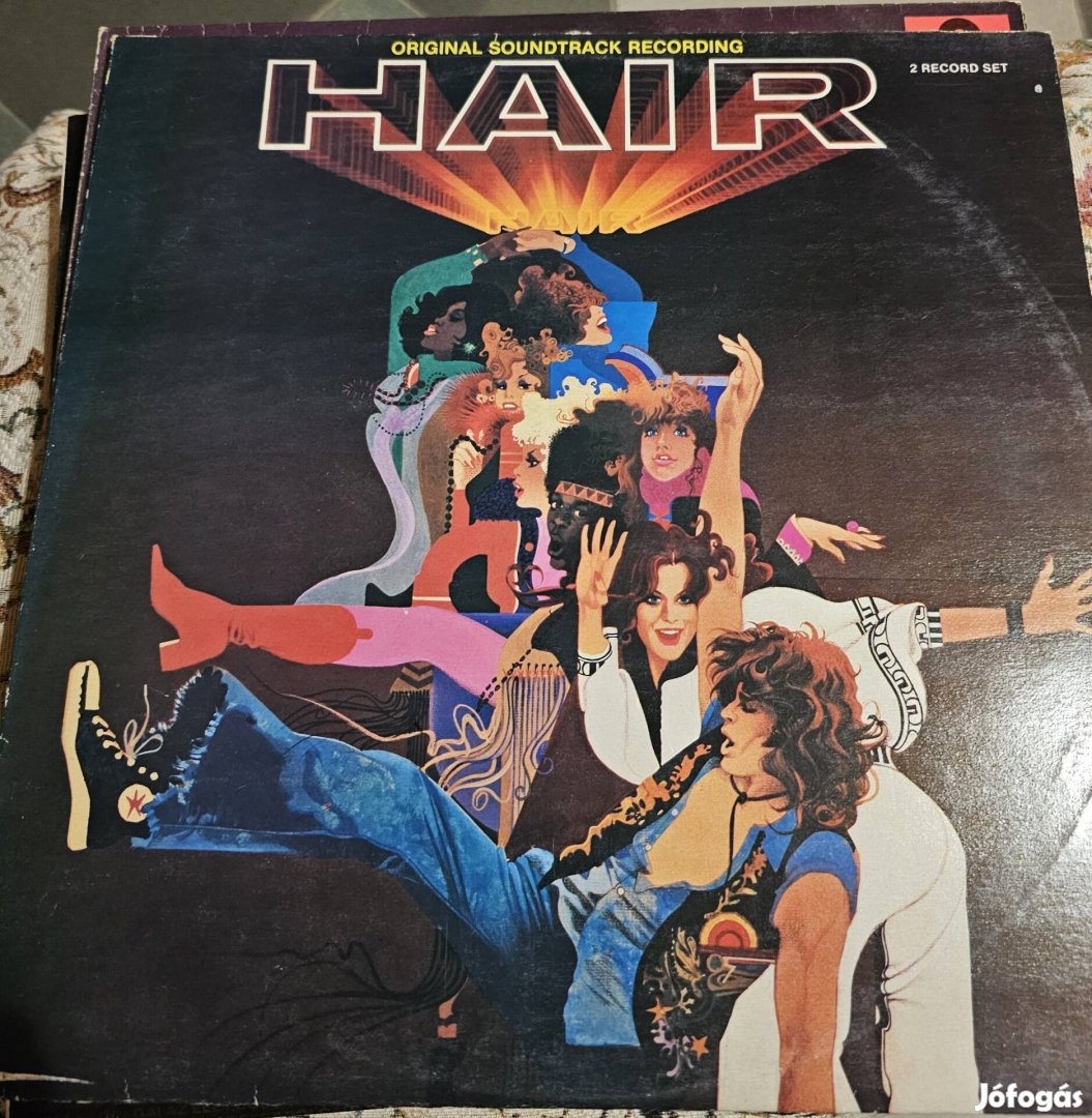 Hair bakelit vinyl LP 2 lemezes