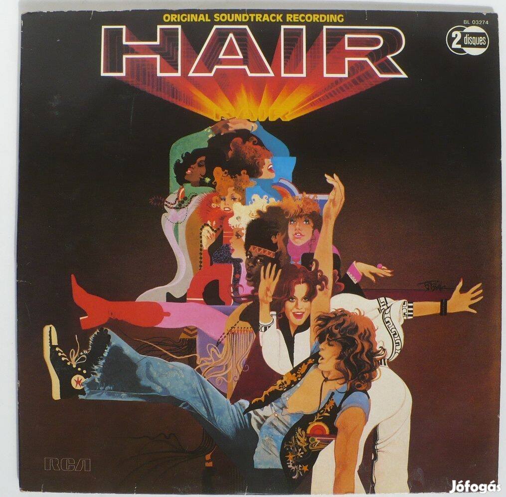 Hair filmzene (Original Soundtrack, francia nyomású hanglemez, 2 LP)
