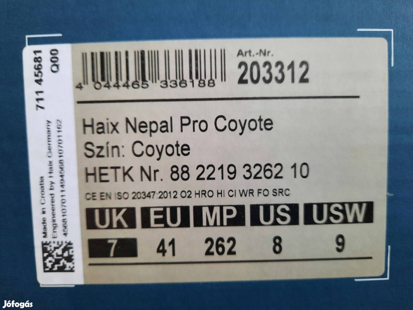 Haix Nepal Pro Coyote bakancs