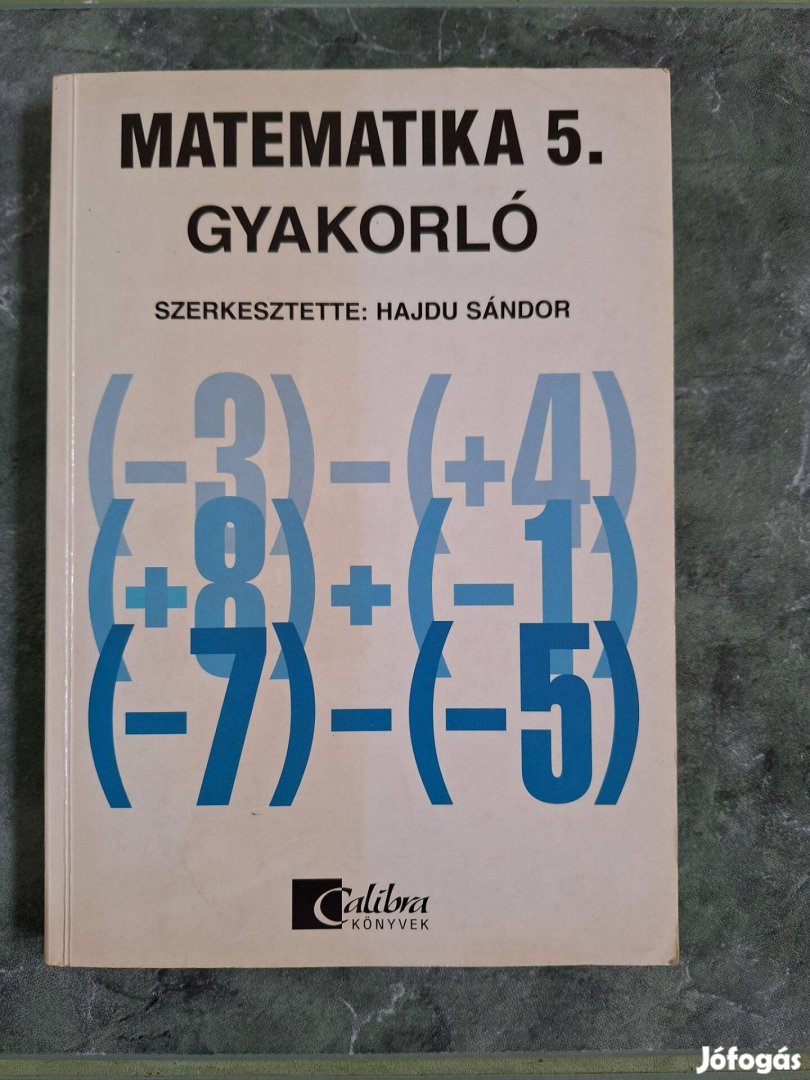 Hajdu Sándor - Matematika gyakorló 5