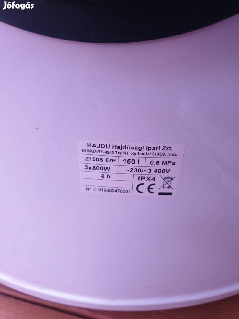 Hajdu Z-150 S ERP álló villanybojler