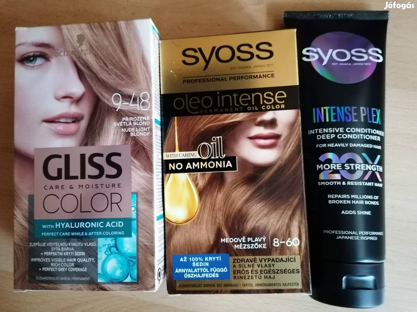 Hajfesték szőke hajra+Syoss Intense Plex