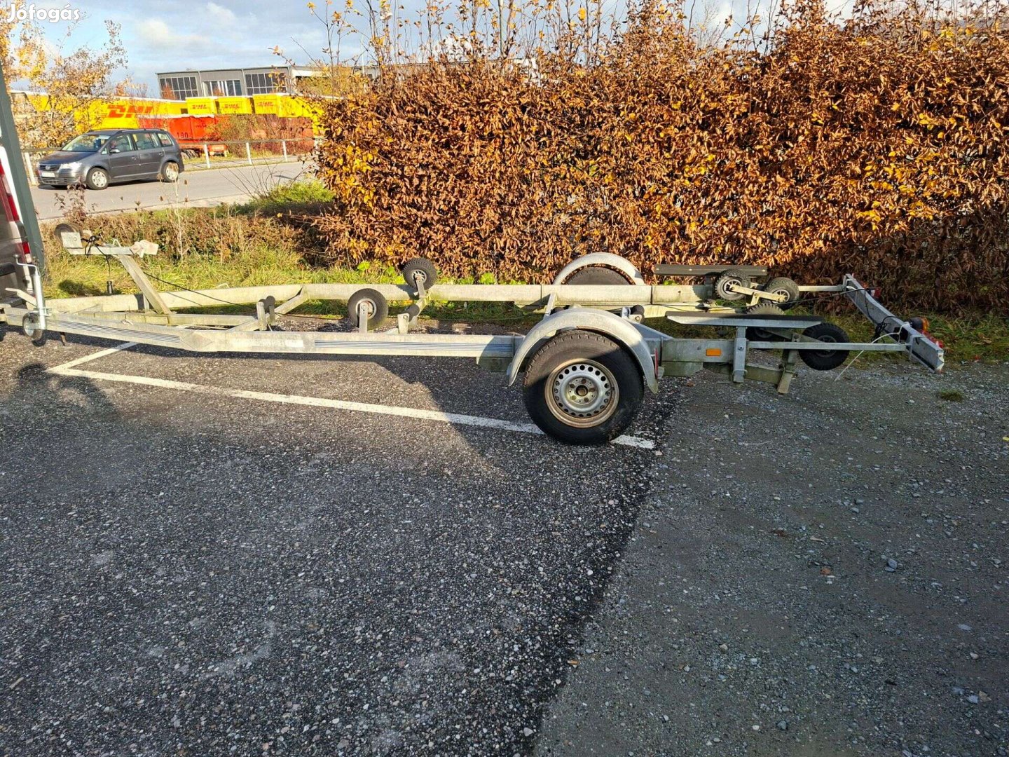 Hajó Szállító Tréler 1500kg Német Pappírokkal