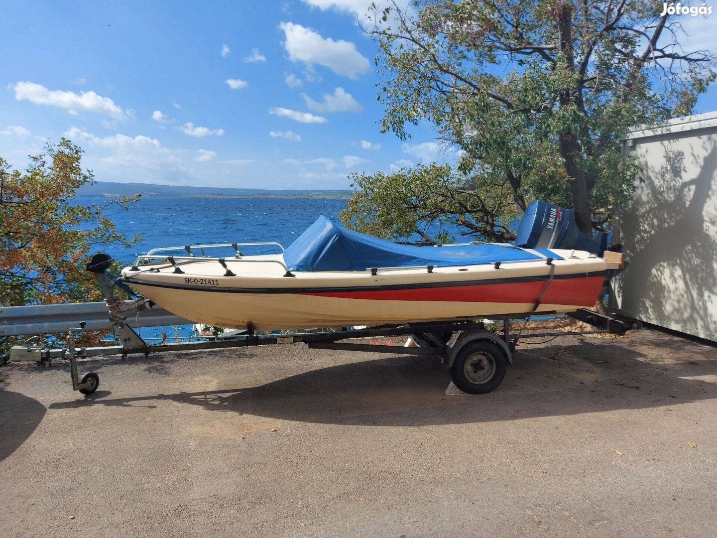 Hajó- csónakszállító utánfutó