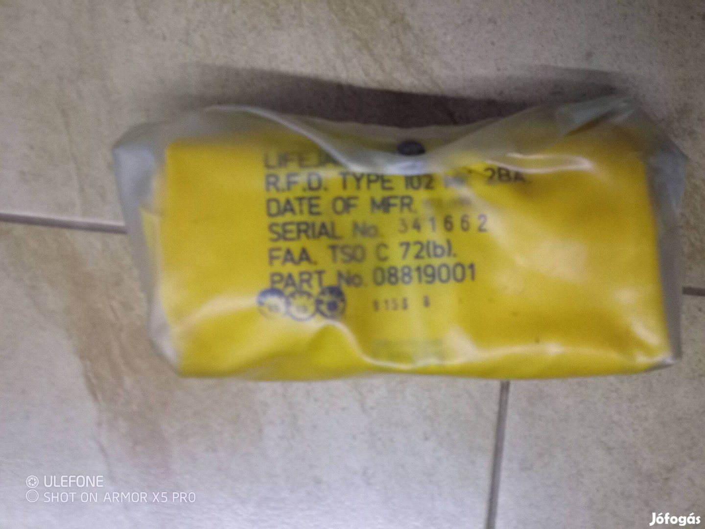 Hajó, mentőmellény, felfújódó