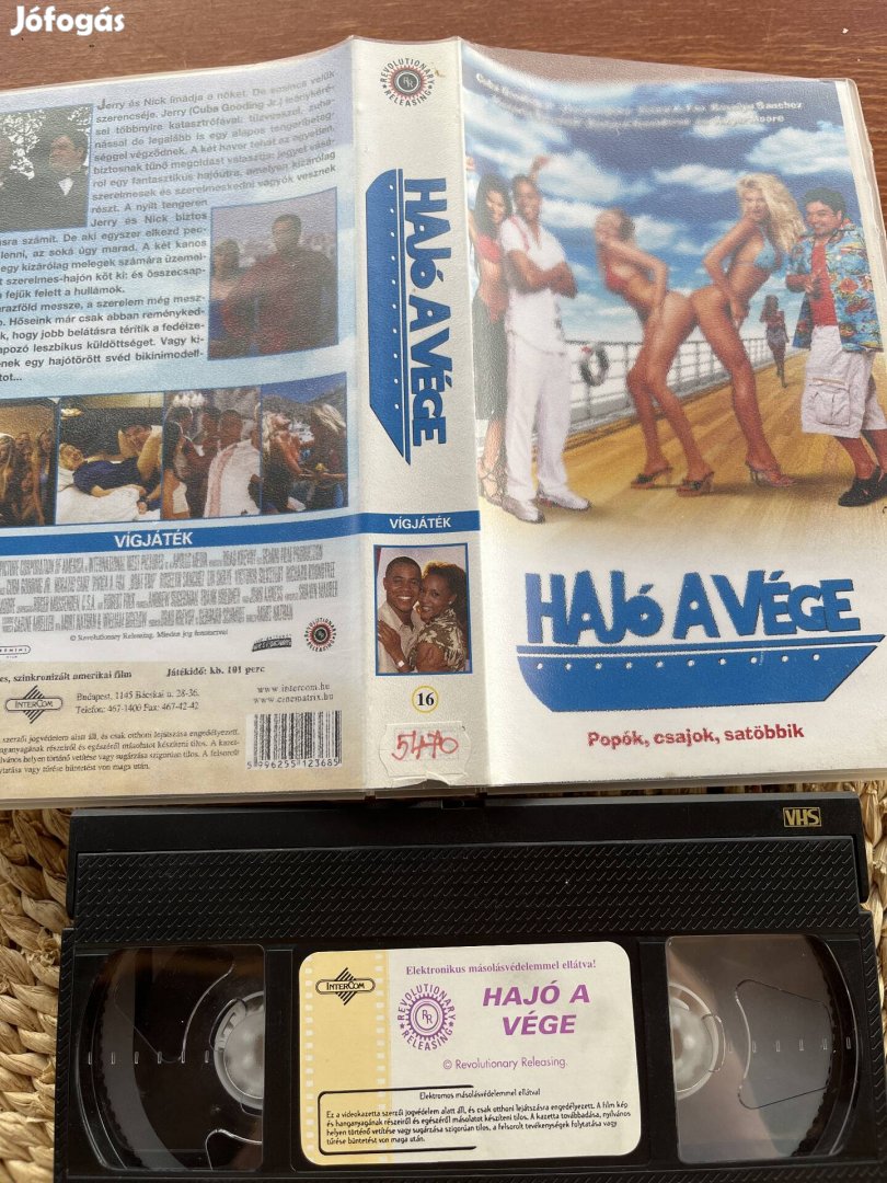 Hajó a vége vhs kazetta