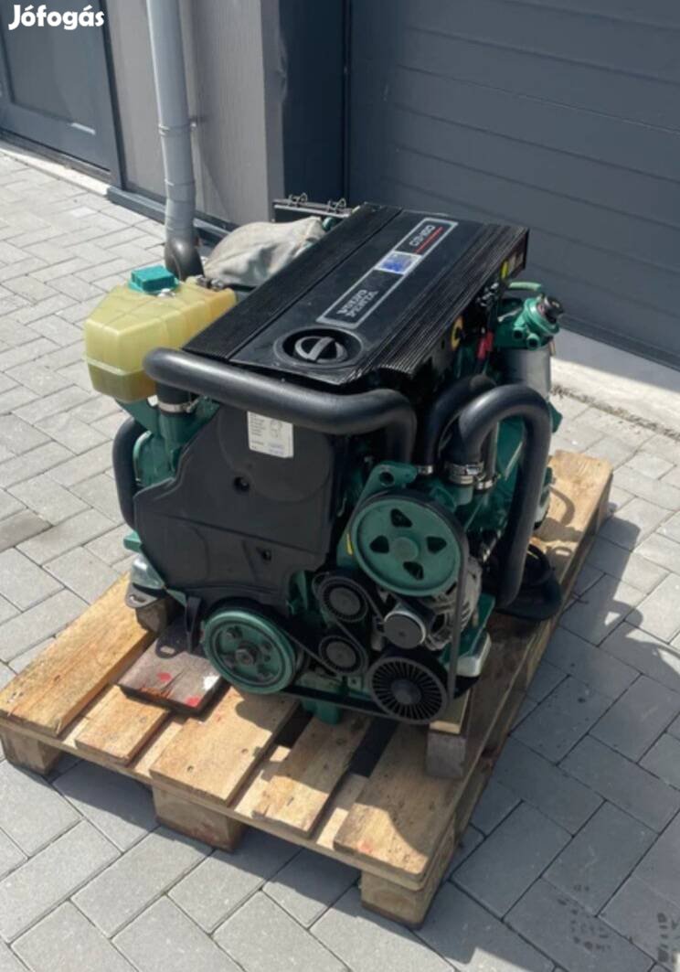 Hajómotor 2db Volvo Penta D3 190 kevés üzemórával