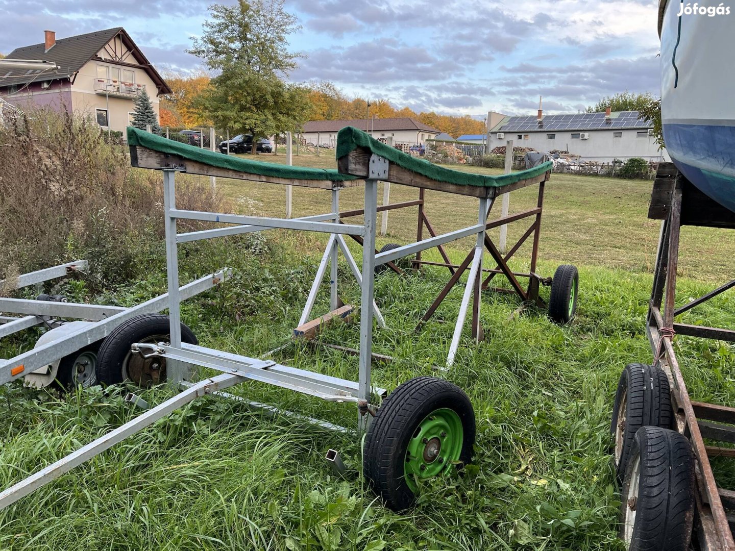 Hajótároló kocsi, hajóágy