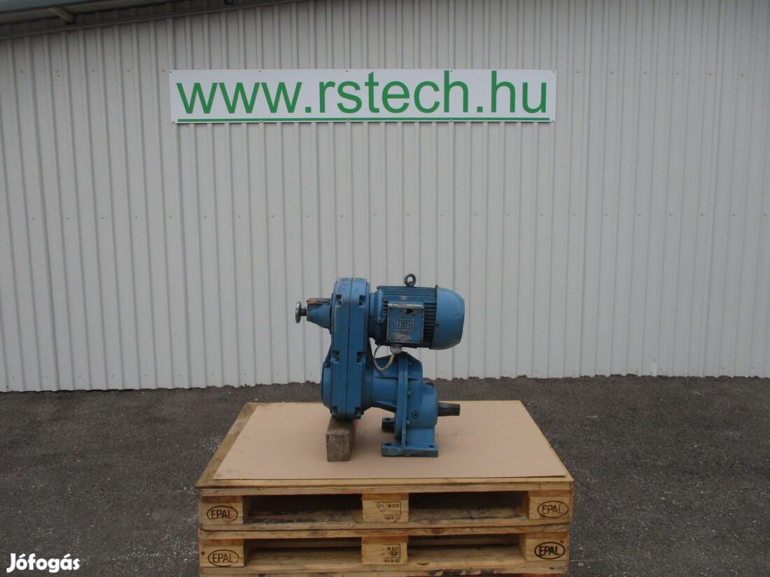 Hajtómű 4 kw hajtóműves motor közlőmű állítható ford 2478