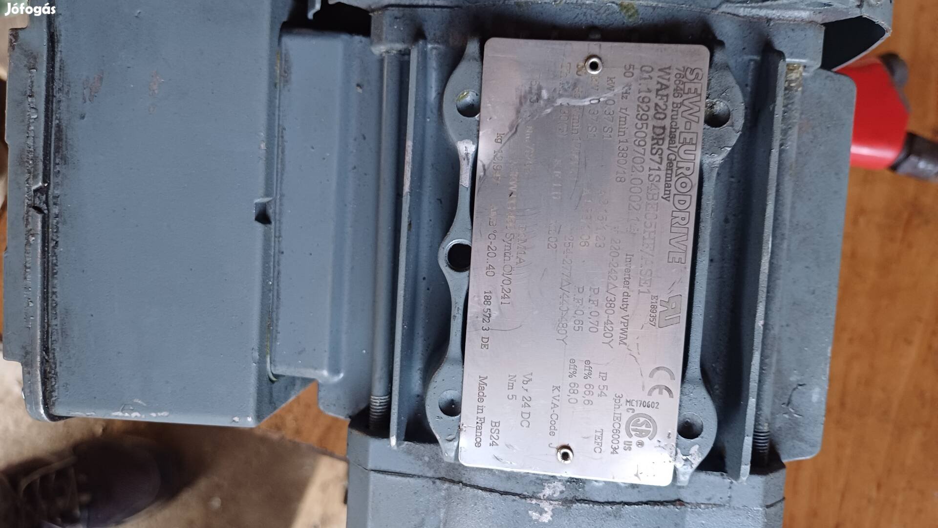 Hajtóműves motor eladó 380V 