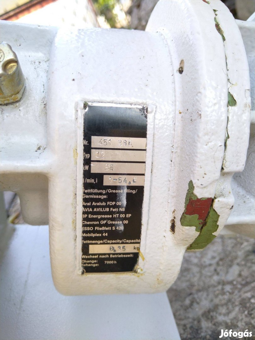 Hajtóműves villanymotor