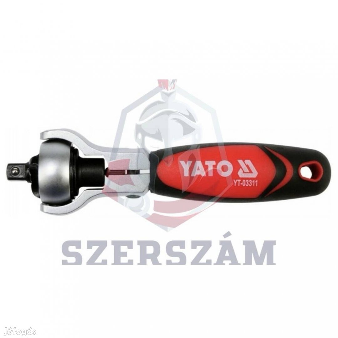 Hajtószár racsnis 1/4" 72T, bit és dugókulcshoz Yt-03311