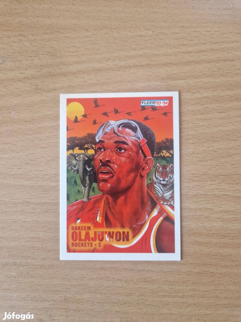 Hakeem Olajuwon Fleer 1993-94 The Dream 235 kosaras kártya