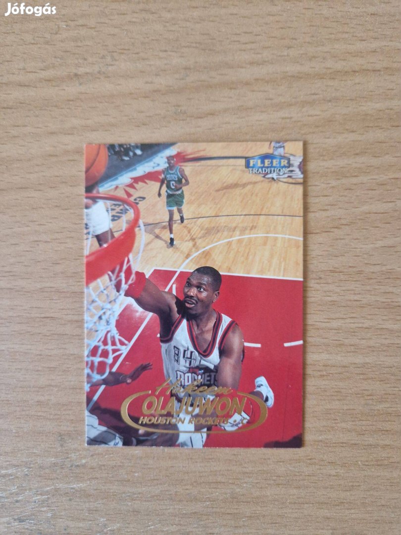 Hakeem Olajuwon Fleer Tradition 1998-99 34 kosaras kártya